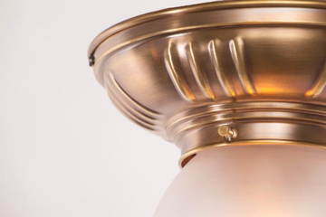 PRAGUE 8/11 - Handmade brass ceiling light by Patinas Lighting - view 3